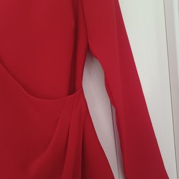 LIKELY Dani Tuxedo Mini Dress Red 2 NWOT - Picture 6 of 11